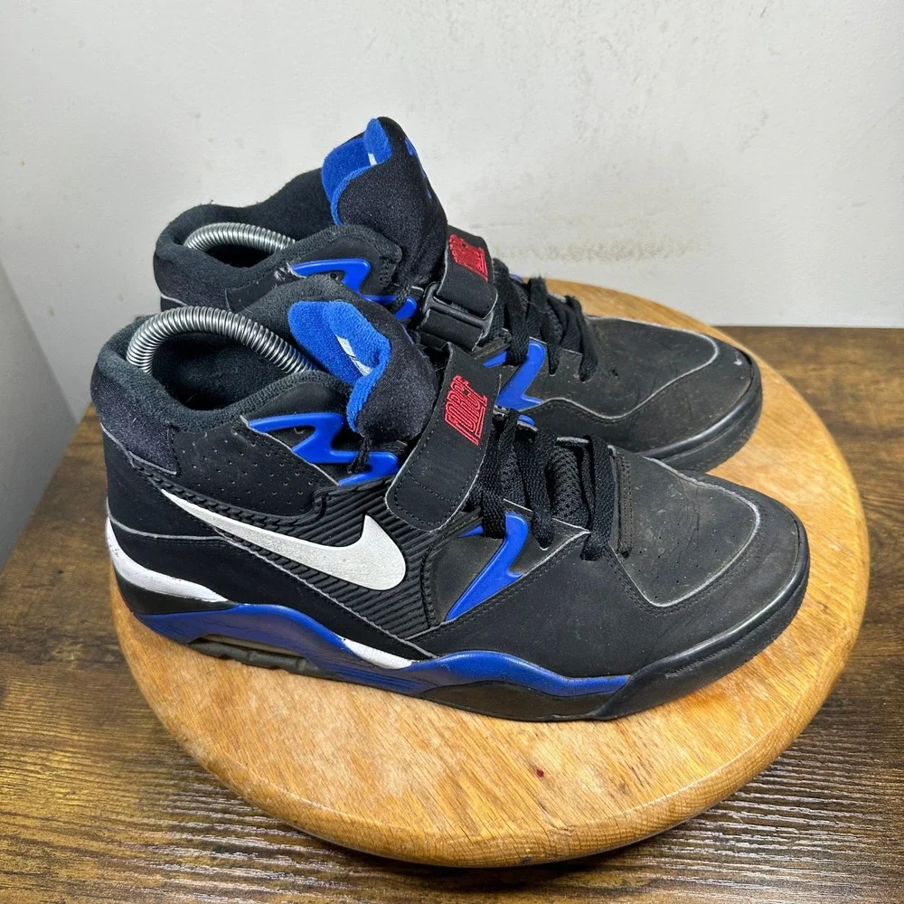 Nike Air Force 180 Air Force High Top Sneakers Black Mens Size 9 310095-011